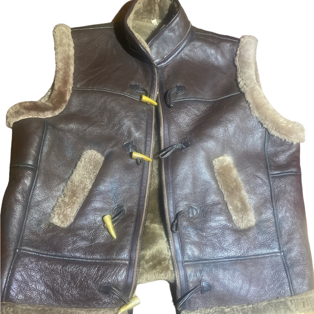 Best of the best vintage classic lamb skin shearling vest